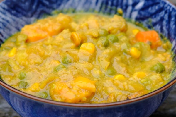 vegetable korma curry